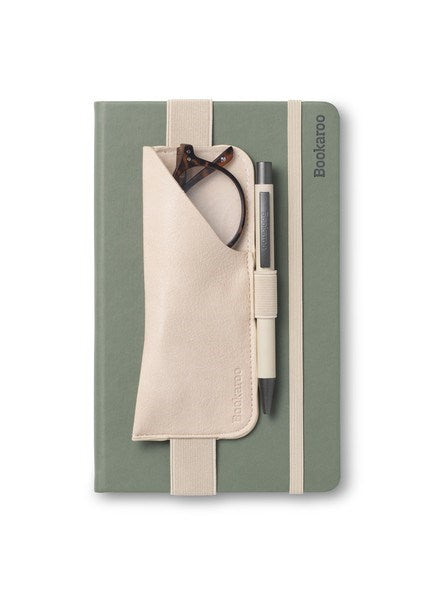 CREAM GLASSES CASE FOR NOTEBOOKS - BOOKAROO